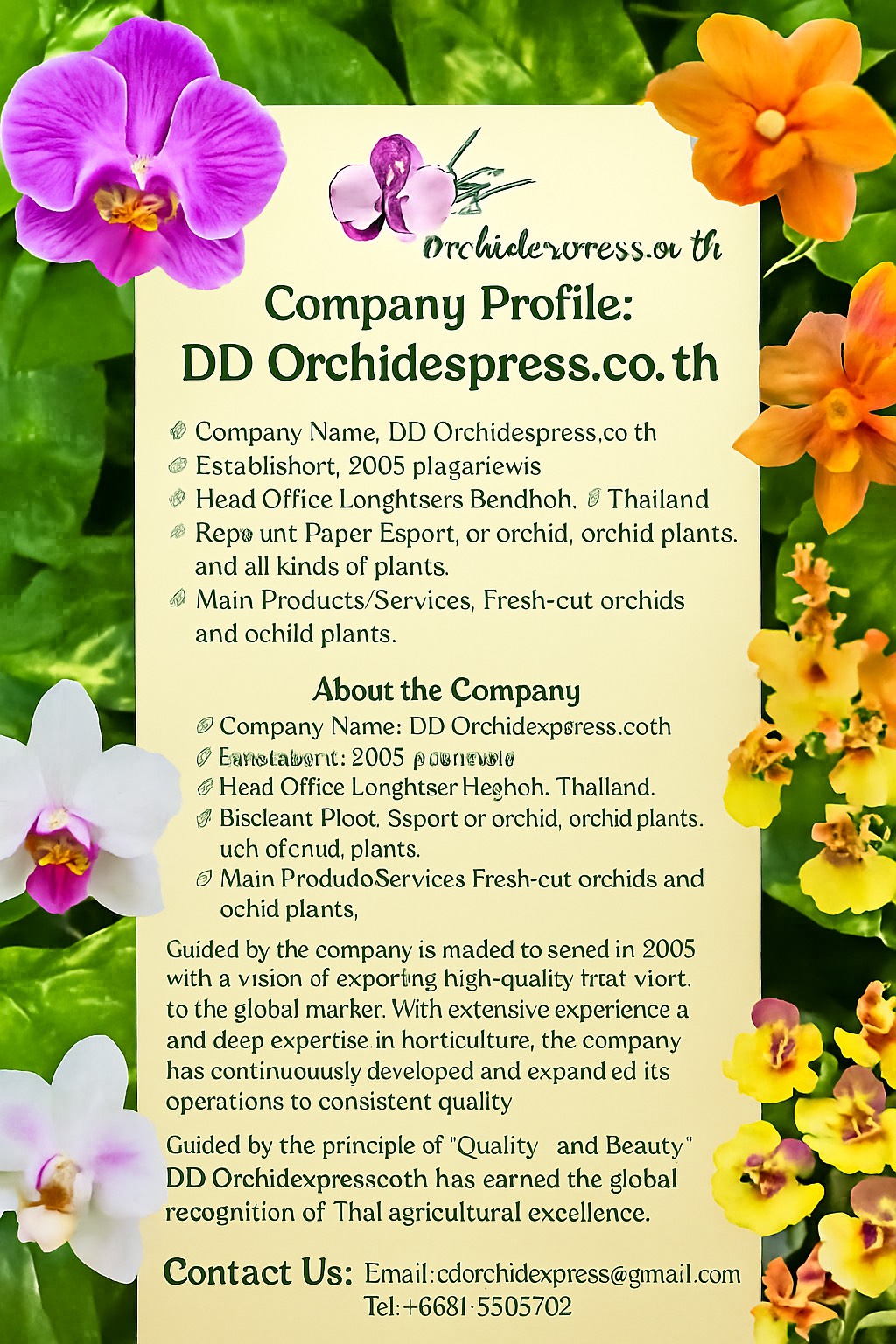 DD ORCHID EXPRESS Co., Ltd.